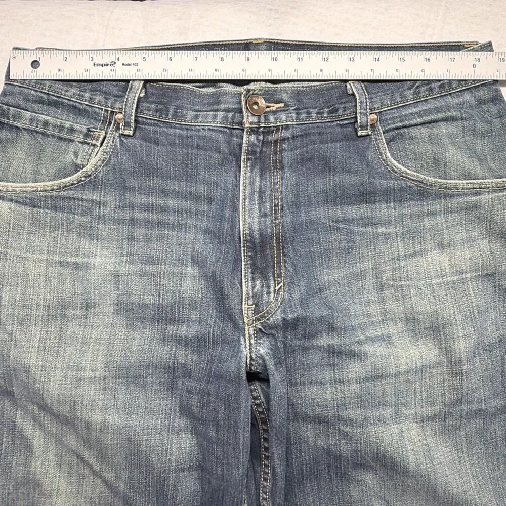 Vintage 90s Levis SilverTab Baggy Jeans Faded Blue Denim Skater Men's 36x33